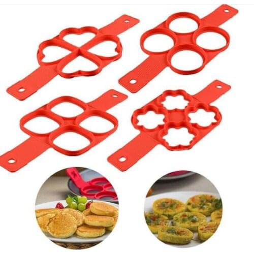 Egg Cooker Pancake Maker Mold Egg Shaper Omelette Nonstick Cooking Tool Pan Flip Eggs Ring Mold Kitchen Gadgets Accessories