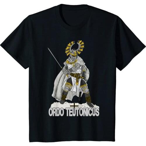 Knights of The Teutonic Order Crusader Warriors T-Shirt. Summer Cotton Short Sleeve O-Neck Mens T Shirt New S-3XL