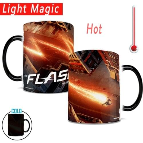 Flash mug 350ml ceramic coffee magic changing color mug best gift coffee mug for your friends