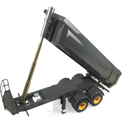 LESU Hydraulic Metal Remote Control Tractor Truck RC Dumper Trailer for 1/14 DIY TAMIYA Toys Model THZH1193
