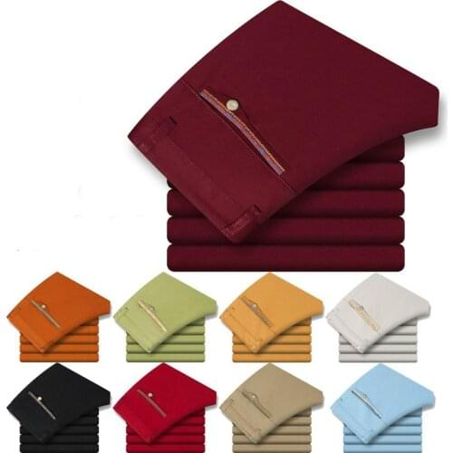 Men Business Suits Formal Office Work Pants Summer Thin Dress Pants Slim Man Fashion Suit Pant Casual Pantalon De Vestir Hombre