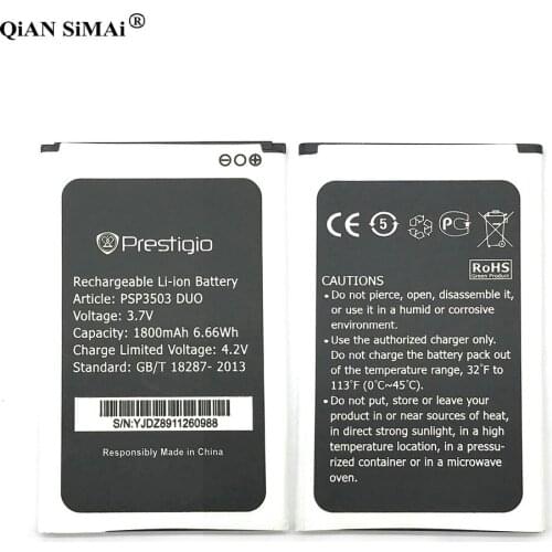 New High Quality PSP3503 1800mAh battery For Prestigio Wise C3 PSP3503 DUO phone