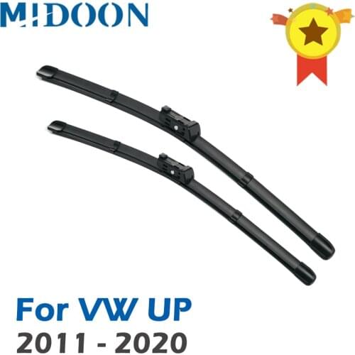 MIDOON Wiper Front Wiper Blades For VW UP Up! Seat MII Toledo 2011 - 2020 Windshield Windscreen Front Window 24"+16"