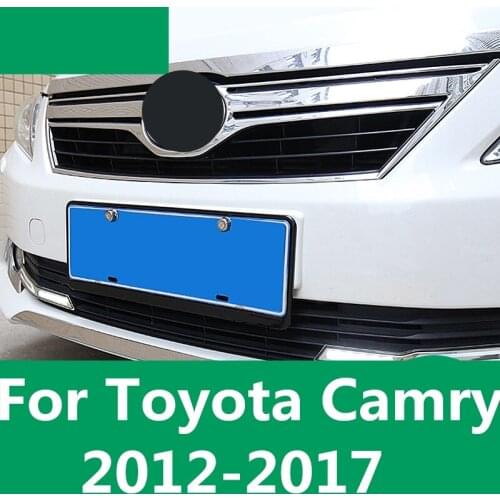 Double-engine license plate frame new traffic license plate license plate modification For Toyota Camry 7th Sedan 2012-2017