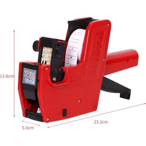 MX-5500 Handheld Price Labelling 8 Digits Single Row Tag Marker Machine for Supermarket Retail Store