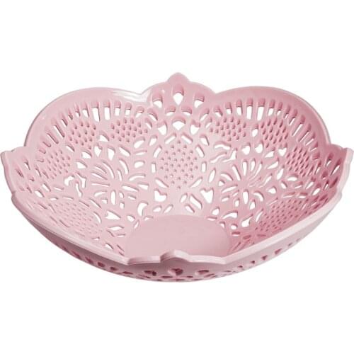 Vintage Pink Color Fruit Bowl