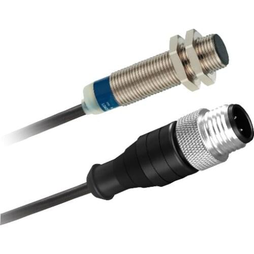 XS512B1CAL08M12 Inductive sensor XS5 M12 - L53mm - brass - Sn2mm - 12..48VDC - M12 0.8m