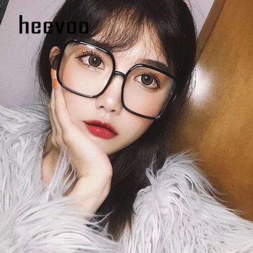 Vintage Square Glasses Frame Women Anti-Blue Light Anti-Fatigue Goggles Radiation Protection Computer light Eyewear Decorative