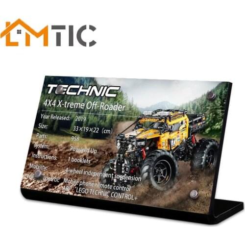 Acrylic display stand brand suitable for 42099 model 4X4 X Treme OffRoader toy blocks