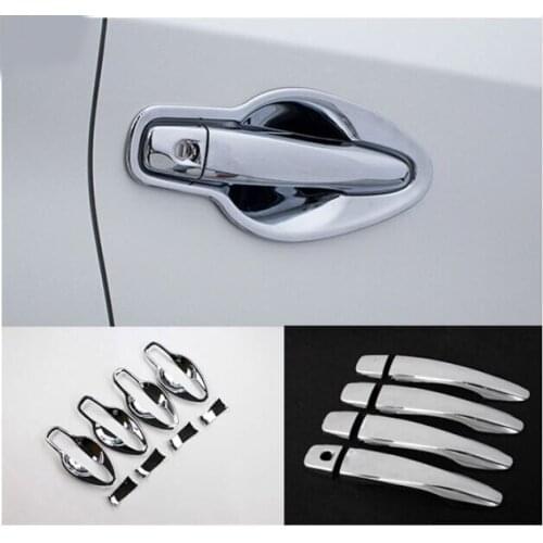 ACCESSORIES FIT 2014 2015 2016 FOR Nissan QASHIQAI J11 CHROME DOOR HANDLE COVER BOWL CUP CAP TRIM MOLDING OVERLAY 16PCS