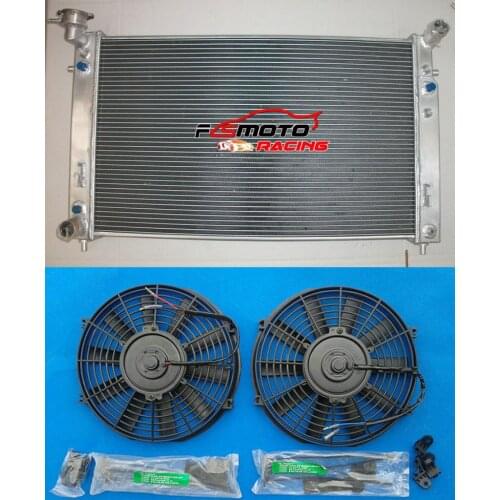Aluminum Radiator + FAN For 1997-2002 Holden Commodore VT VX V6 3.8L Petrol 52mm 01 00 99 98 AT AUTO MT Manual