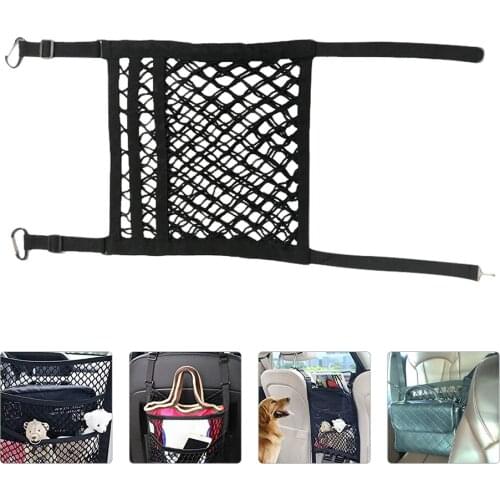 Car Net Pocket Car Backseat Organizer Purse Holder Storage Netting Pouch