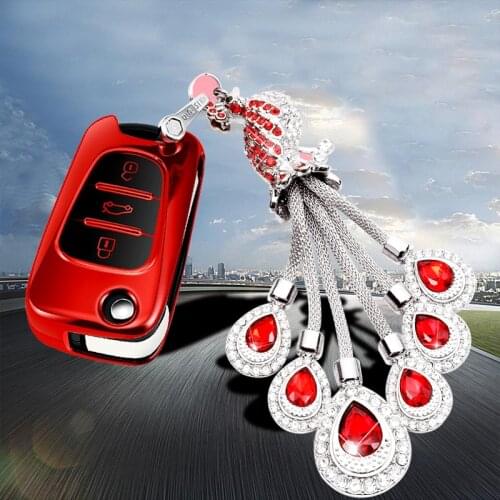 TPU Key Cover Case for Hyundai I20 I30 Ix35 I40 IX25 Creta Solaris Elantra Accent for Kia Sportage 2020 Ceed Rio K3 K5 Holder