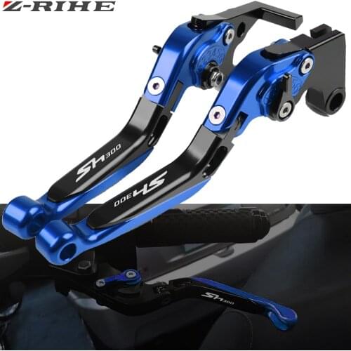 For Honda SH300 SH 300 2018 Motorcycle Accessories CNC Aluminum Adjustable Folding Extendable Brake Clutch Levers SH300 SH 300