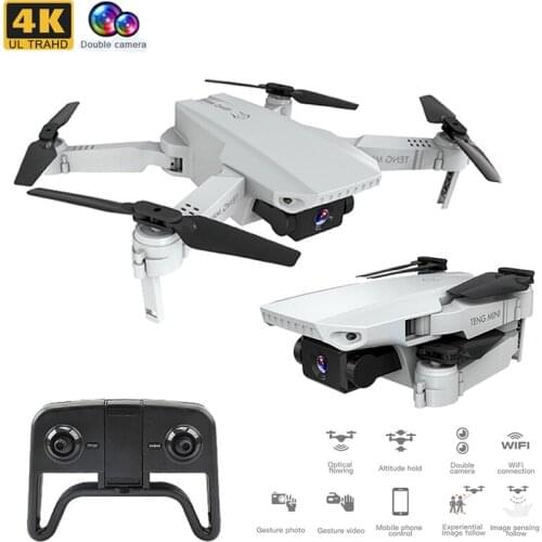 ZLRC KF609 4K HD Camera RC Mini Foldable Drone With WIFI FPV Selfie Optical Flow Stable Height Fly Quadcopter RC Helicopter Toy
