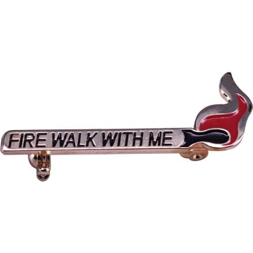 Twin Peaks Fire Walk With Me Enamel Pin David Lynch Suspense Crime TV Series Jewelry