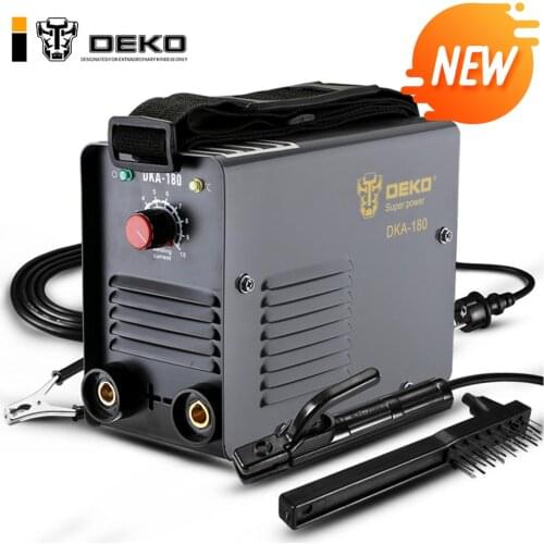 DEKO NEW DKA-180Y Inverter Arc Electric Welding Machine MMA Welder 180A 6.8KVA With Digital Display For Welding Electric Working