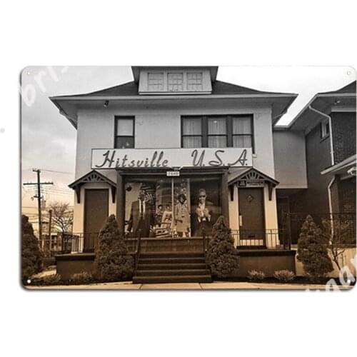 Motown At Sundown Metal Signs Wall Cave Home Printing Wall Decor Tin sign Posters