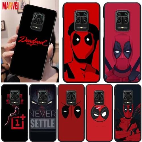 Soft TPU Popular Fashion Deadpool Shockproof Cover For Xiaomi Redmi K40 K30i K30T K30S K30 K20 10X Ultra Pro Black Phone Case