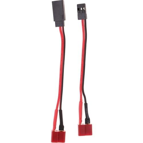 Pair Deans to Futaba/JR Female & Male Servo Connector Adapter 125mm RC Plane