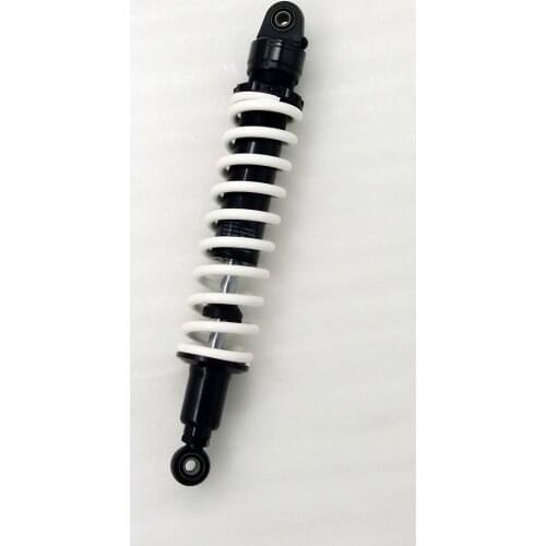 9mm spring 370mm rear suspension shock absorber for atv quad gokat replace motorcycle white+silver