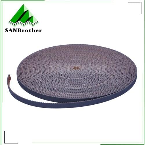 High quality 3D printer 2GT gear synchronous belt GT2 Width 6MM 9MM 10MM 15MM timing belt,wear resistant for BLV mgn Cu