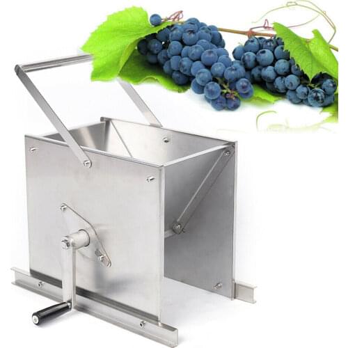 Manual Stainless Steel Grape Crusher MANUAL Crushing Machine Brewing Equipment H