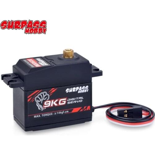 SURPASS HOBBY 9KG Metal Digital Gear Servo for 1/10 1/8 High-Speed RC Car Aircraft RC Boat Smart Robot RC Model Accesorries