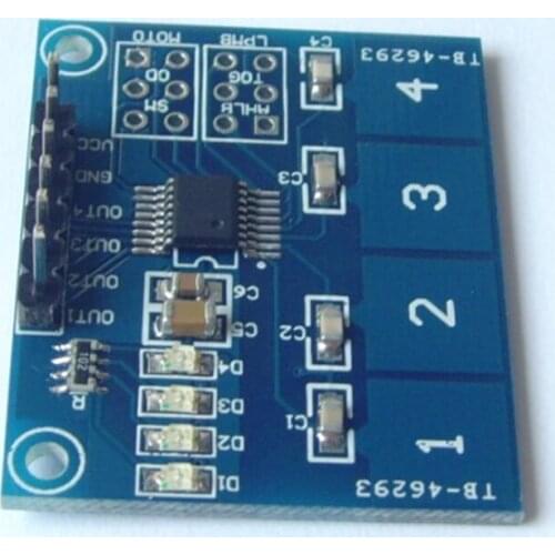 TTP224 4-Channel Digital Touch Sensor Module Capacitive Touch Switch Button 2.4V-5.5V Board Can Set Output For Arduino