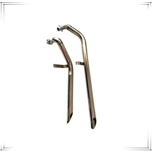 Motorcycle Exhaust Pipe Full Muffler Exhaust System Pipe+Silencers Stainless For Honda Magna 250