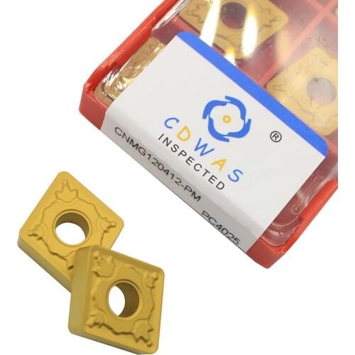 High quality CNMG120408 PM PC4025 Carbide insert External turning tool Lathe tool Turning insert for machining steel parts