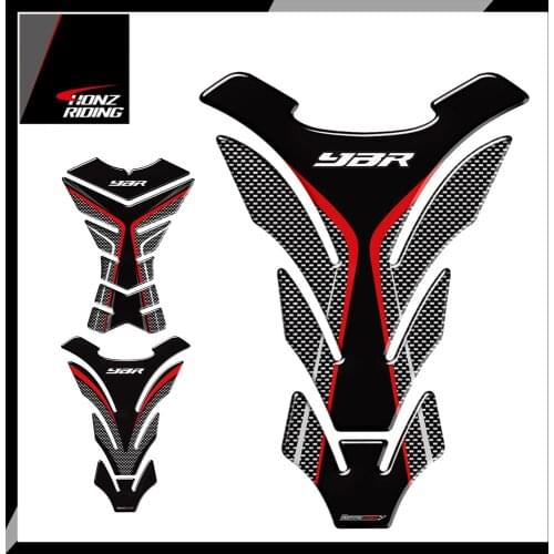For Yamaha YBR 125 150 250 Tankpad 3D Motorcycle Tank Pad Protector Stickers