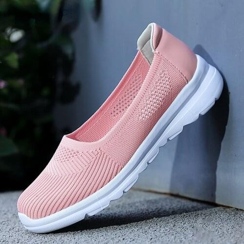 2021 New Summer Breathable Womens Flat Shoes Woman Casual Flats Women Sneakers Mocassin Femme Espadrilles Hollow Out Feminino