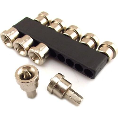 10 Pcs/set 1/4" Hex Gypsum Board Dedicated Screwdriver Phillips Screw Driver Bit PH2 S2 Plasterboard Drywall Bits Tool Set