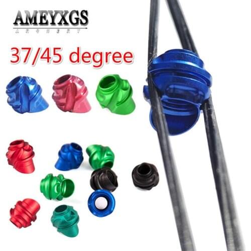 1pc 37/45 Degree Peep Sight Compound Bow Sight Scope 5colors Peephole for Bow and Arrow Shooting Archery Hunting Accessories