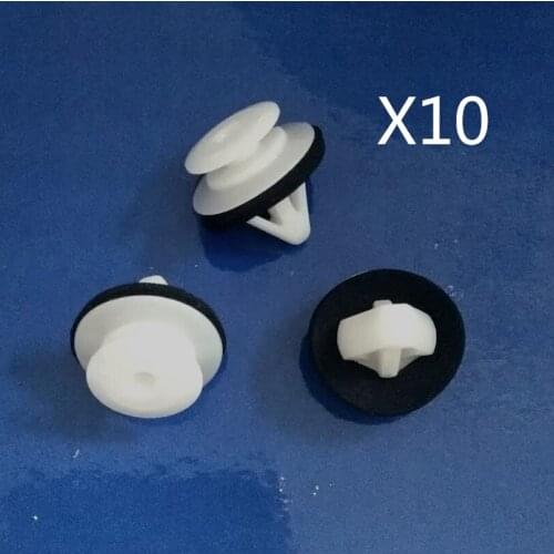 10pcs Nylon For Mazda 3, 5, 6, CX-7, Miata, Protege Door Trim Panel Retainer Clip Sealer G18K-51-SJ3