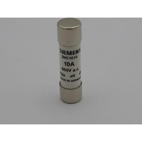 10pcs FUSE LINK 3NC1010 SITOR CYLINDRICAL 600V 10A Fuse for Cable and Wire Protection