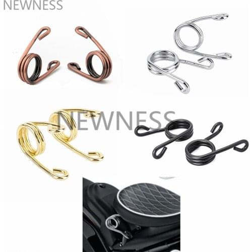 2pcs Motorcycle Bicycle Seat Springs Chrome 2" Scissor Style Torsion Solo Mount Cushion Spring For Chopper Harley Bobber