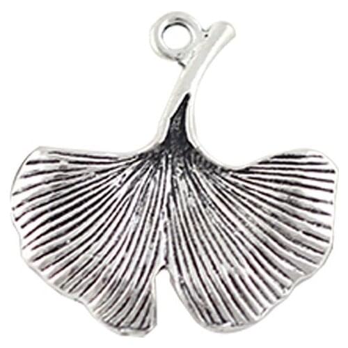 20pcs Fashion diy Handmade Jewelry Accessories Wholesale Ginkgo Biloba Bracelet Pendant Earrings