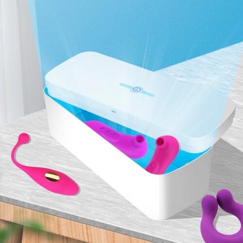 Vibrator Accessories for Vibrator Dildo Sex Toys UV Disinfection Box Adult Product Sterilization and Disinfection Storage Box