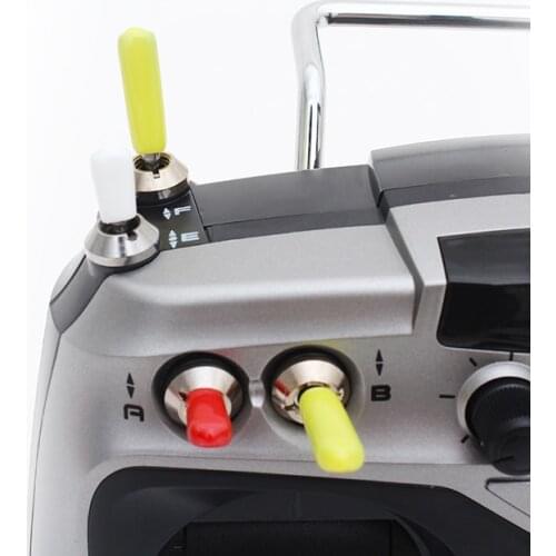 ALZRC - 10Pcs High Quality Rubber Transmitter Anti-slipping Stick Switch Cap Sheath for Flysky Futaba JR Frsky Radiolink 3.0*20