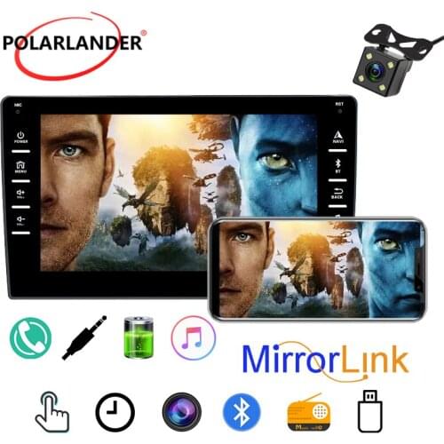 Car Radio 2 DIN MP5 8 Inch DVR Bluetooth Android 2.5 Mobile Internet FM Without GPS Without Carplay Touch Screen Multi-Language