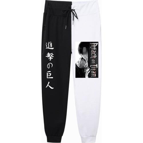 New Japan anime Attack on Titan print PatchworkPants Harajuku Mens Pants Joggers Male Trousers Casual Sweatpants sweatpants