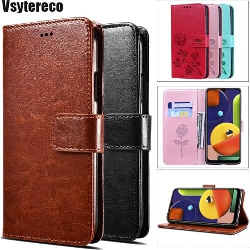 Luxury Leather Flip Case For Samsung A50 SM-A505FN Shockproof Phone Cases For Samsung Galaxy A50S A50 A50S SM-A507FN Cover Coque