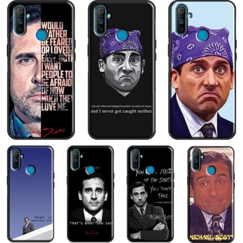 Michael Scott The Office For OPPO Realme C3 C11 C15 C21 GT Neo 6 7 8 Pro Cover For OnePlus 8T 9R Nord 8 9 Pro Case