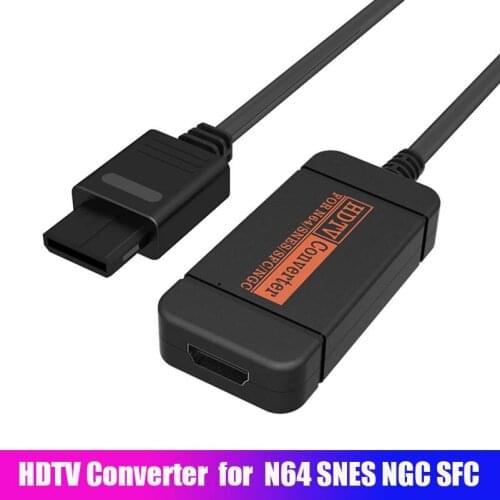 For NGC/SNES/N64 To HDMI-compatible Adapter for N64 Game Console 720P Switch Converter to HDTV Video Adapter With 1.5m HD Cable