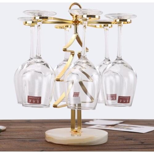 Creative Christmas Tree Desktop Wine Glass Rack Simple Goblets Holder Dinning Table Cup Storage Drain Shelf