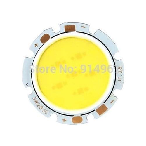 3W 5W 7W 10W 15W 20W Round LED Cob Chip White/White Warm DC9-50V High Power Led Chip
