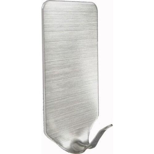 8pcs Stainless Steel Hooks Hanger Self Adhesive Robe Towel Hook for Bathroom