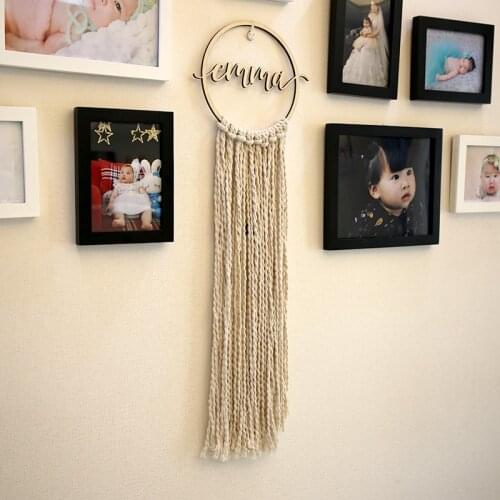 Wedding party Decorations Macrame Wall Hanging, Custom Macrame Wall Hanging, Wall Hanging, Custom Wood Name Wall Art